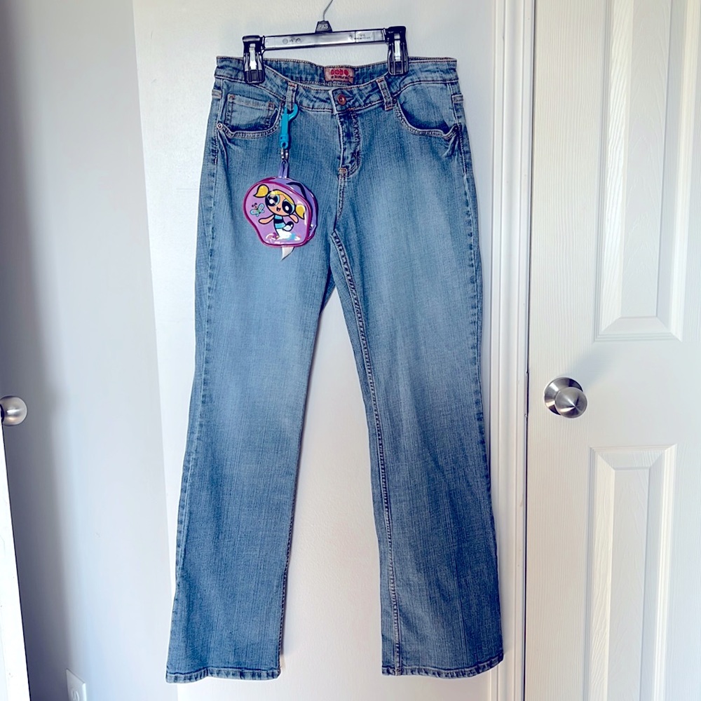 Y2K Nobo No Boundaries Medium-wash Straight Leg Jeans Size 13